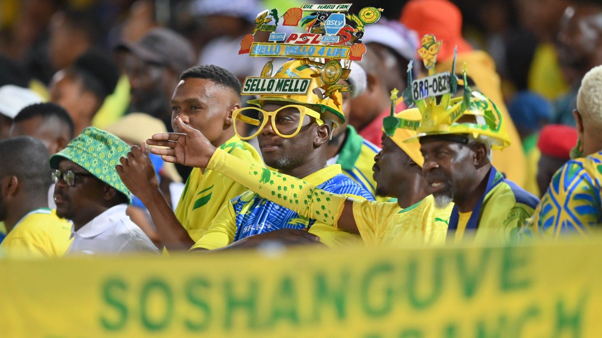 Mamelodi Sundowns fans, January 2025