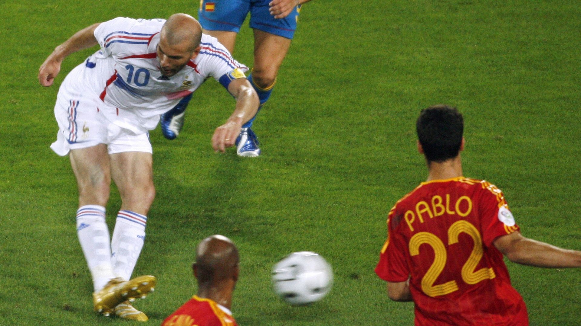 Zinedine Zidane France Spain World Cup 2006 last-16