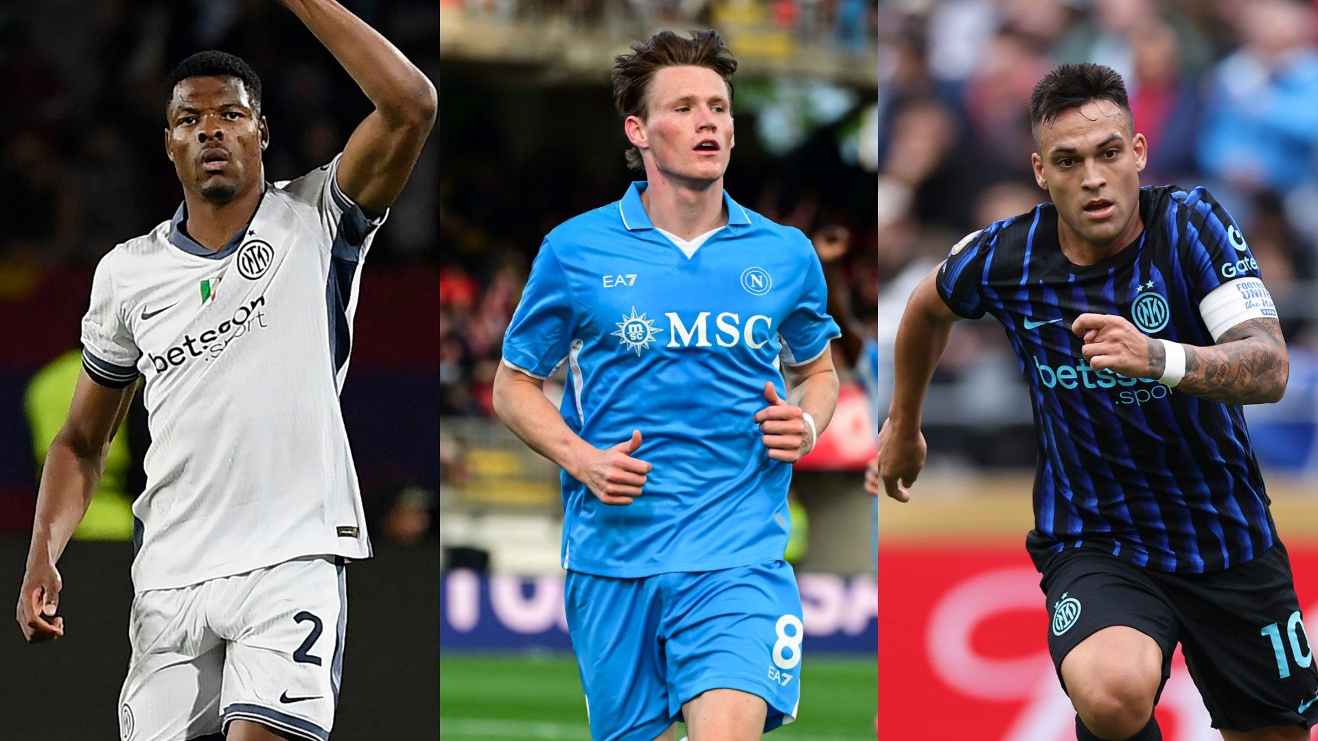 Dumfries McTominay Lautaro