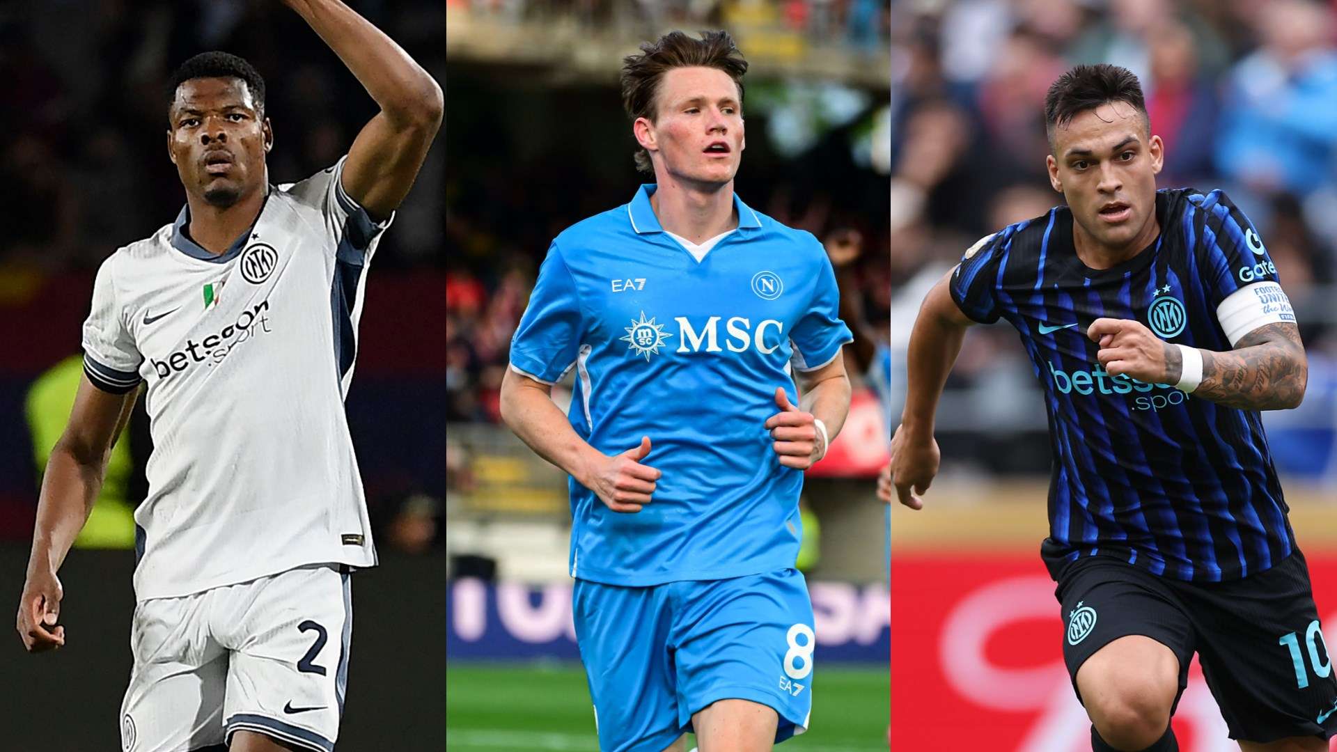 Dumfries McTominay Lautaro