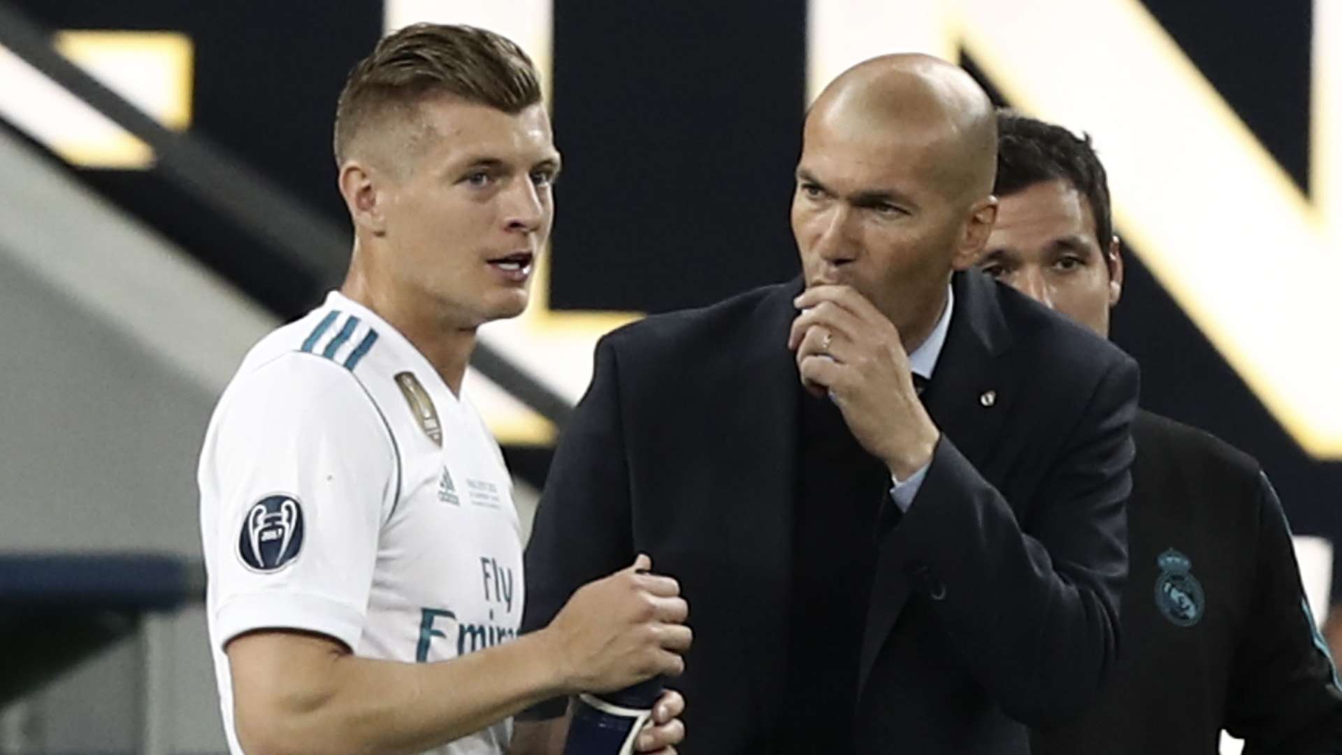 Toni Kroos Zinedine Zidane Real Madrid 2018