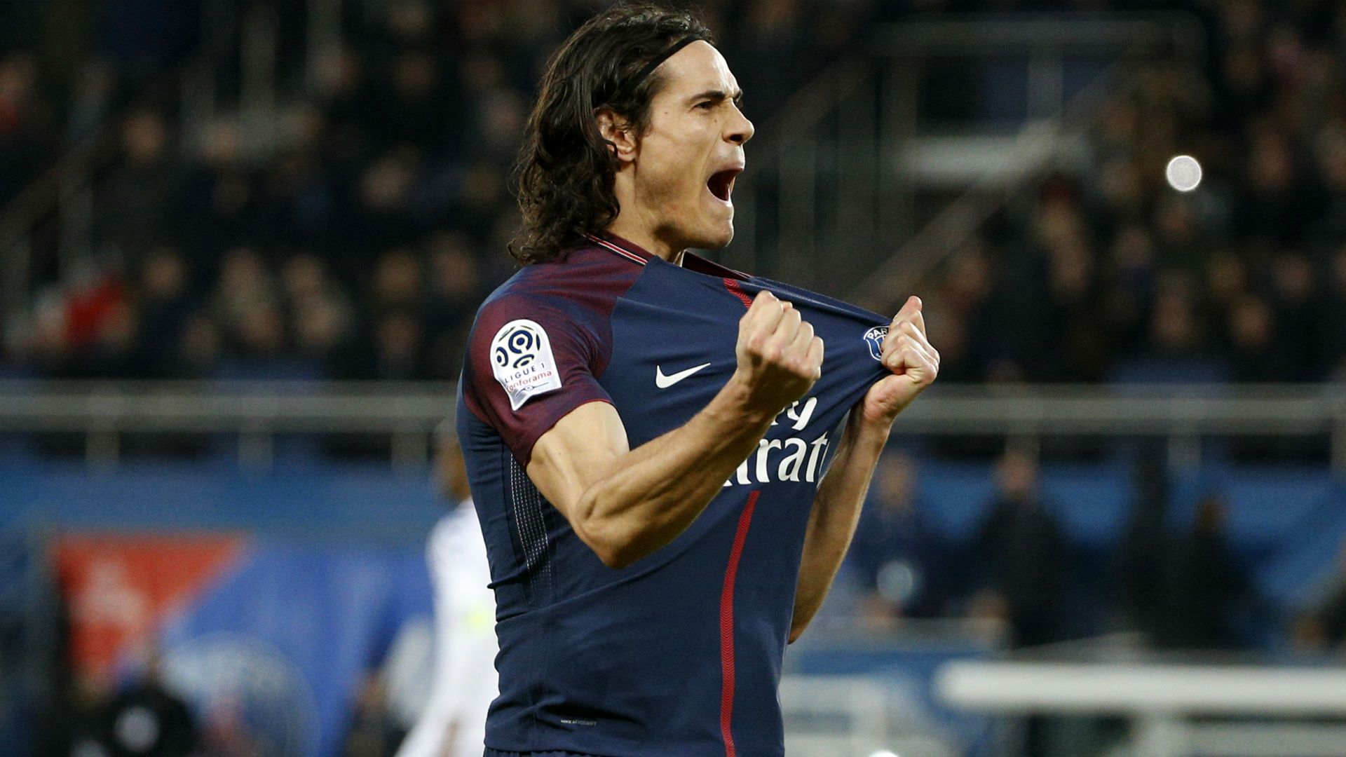 Edinson Cavani PSG Strasbourg Ligue 1 17022018