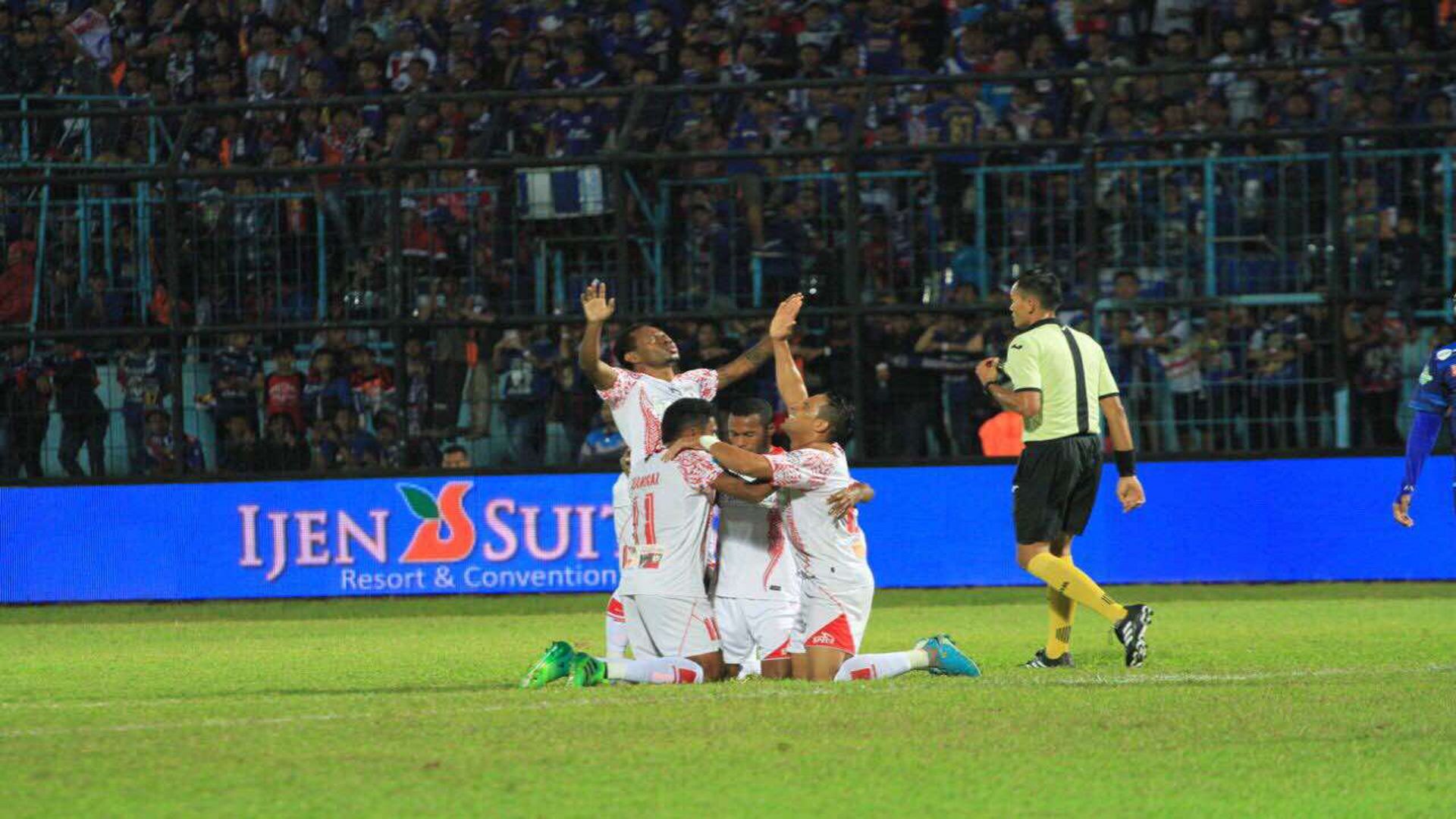 Selebrasi Persipura Jayapura vs. Arema