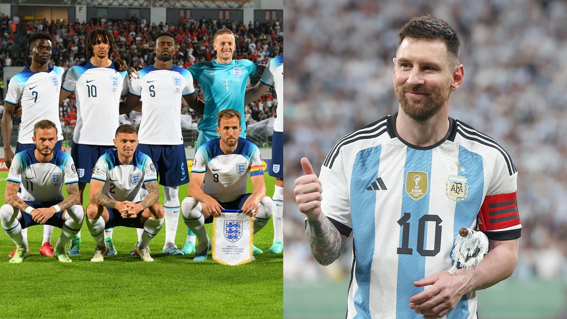 England, Lionel Messi GFX