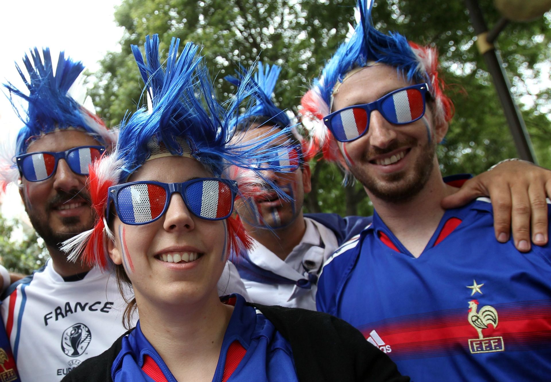 Fans ahead of France vs Albania Euro 2016