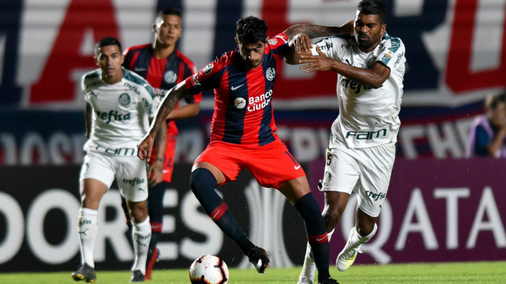 Roman Martinez San Lorenzo Palmeiras Copa Libertadores 02042019