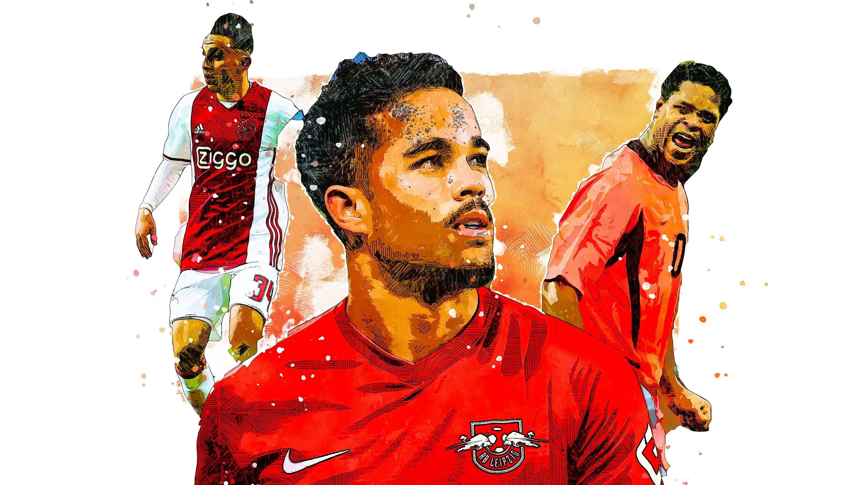 Justin Kluivert Abdelhak Nouri RB Leipzig Ajax