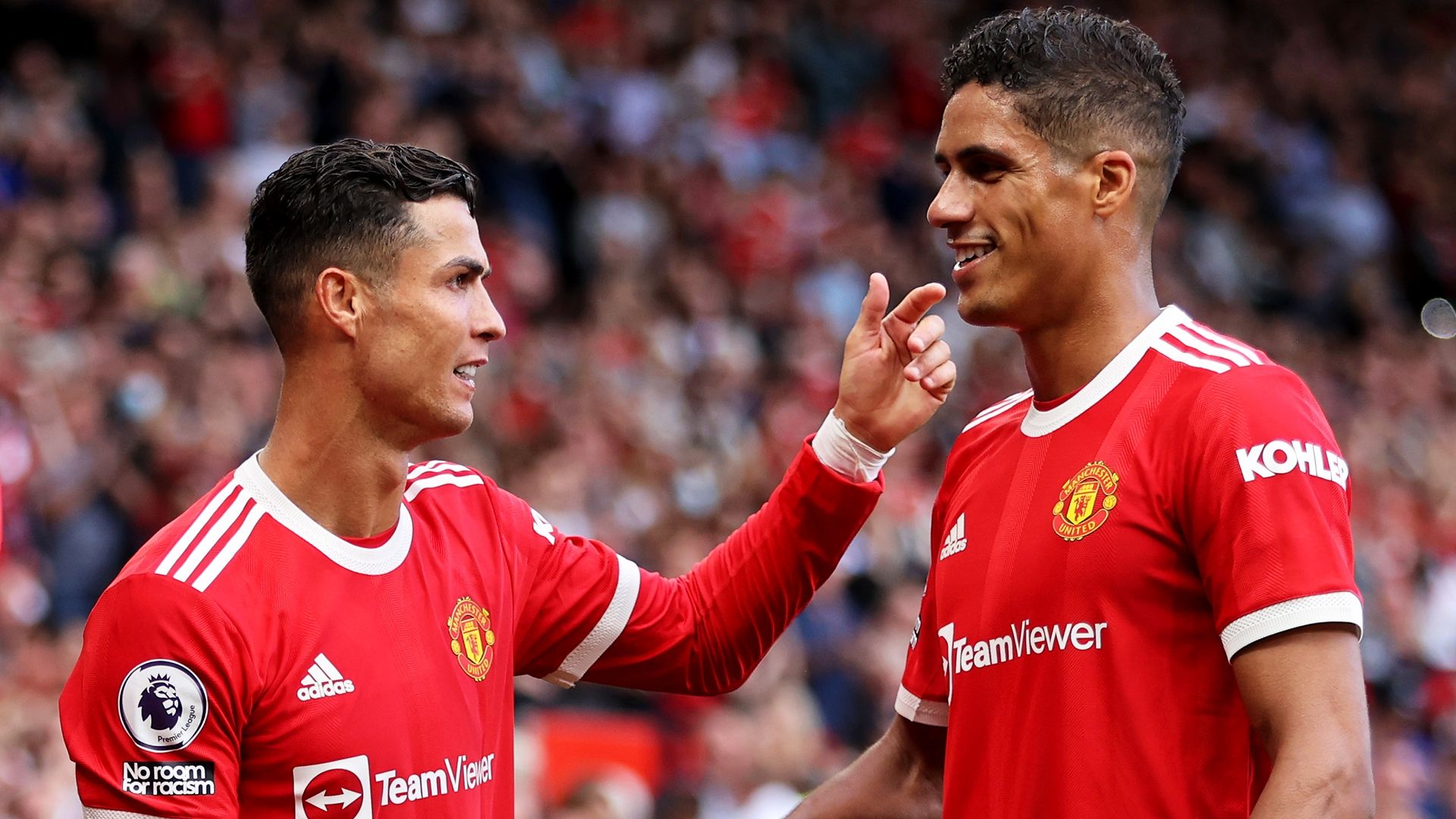 Cristiano Ronaldo Raphael Varane Man Utd