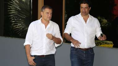 Diego Aguirre e Raí - São Paulo - 10/03/2018