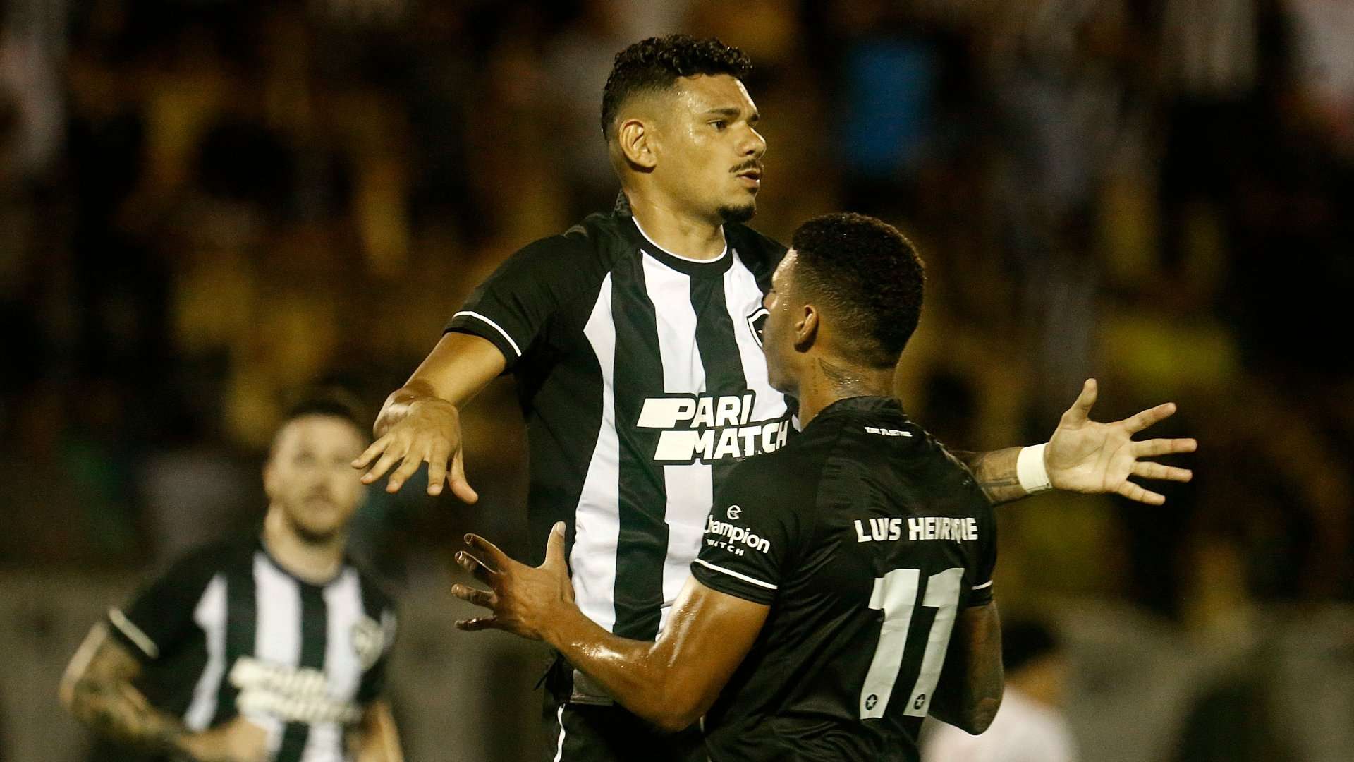 Tiquinho Soares comemora gol em Audax-RJ x Botafogo, na final da Taça Rio 2023