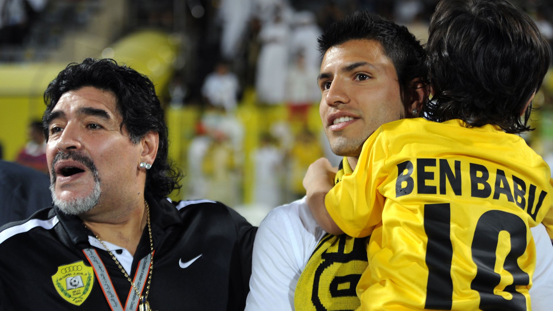 Sergio Aguero Diego Maradona