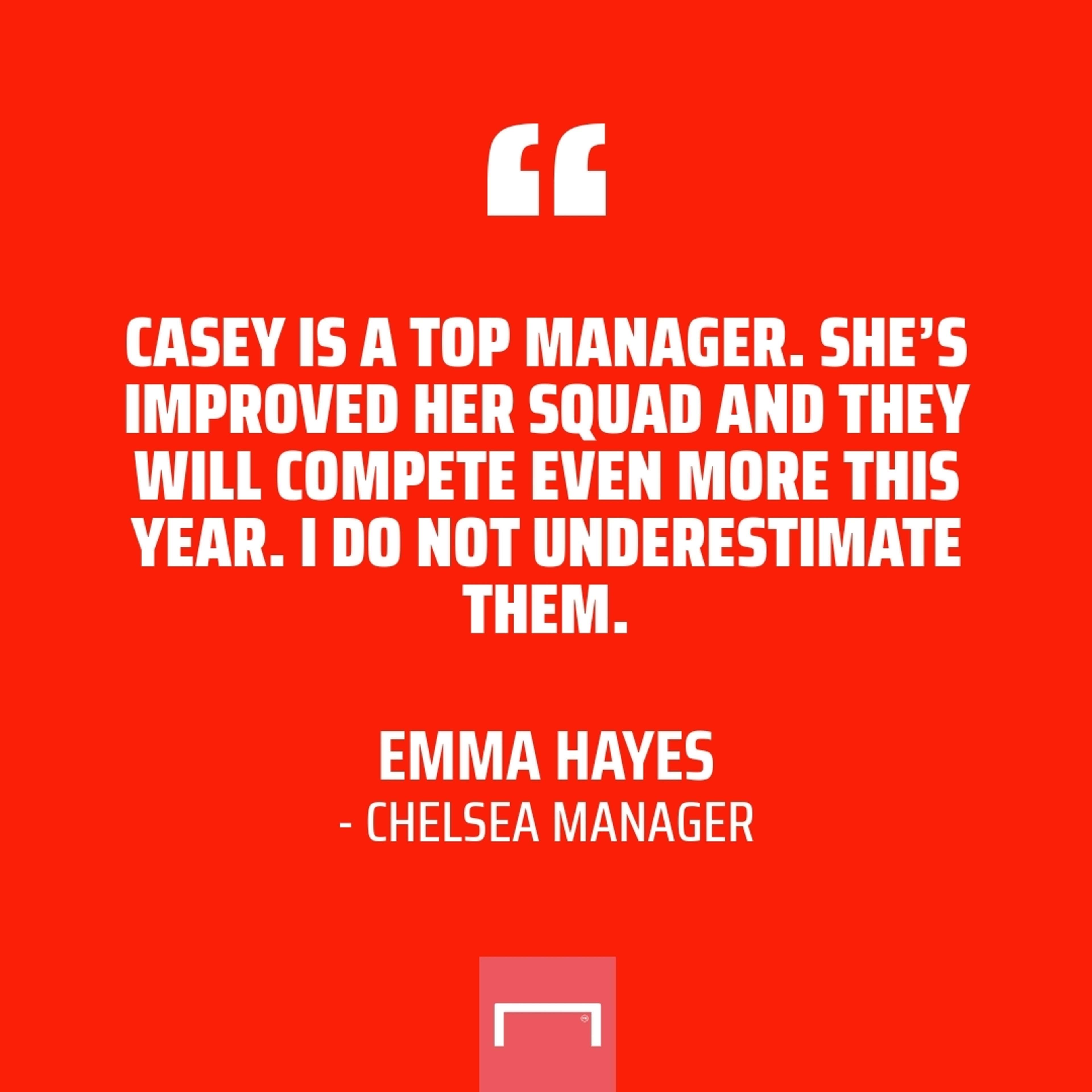 Emma Hayes Casey Stoney quote PSG gfx 1x1