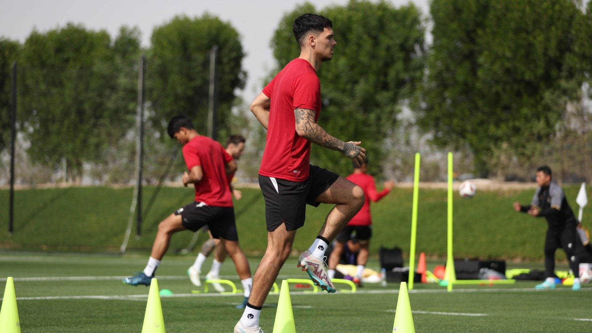 Shayne Pattynama - Latihan Timnas Indonesia