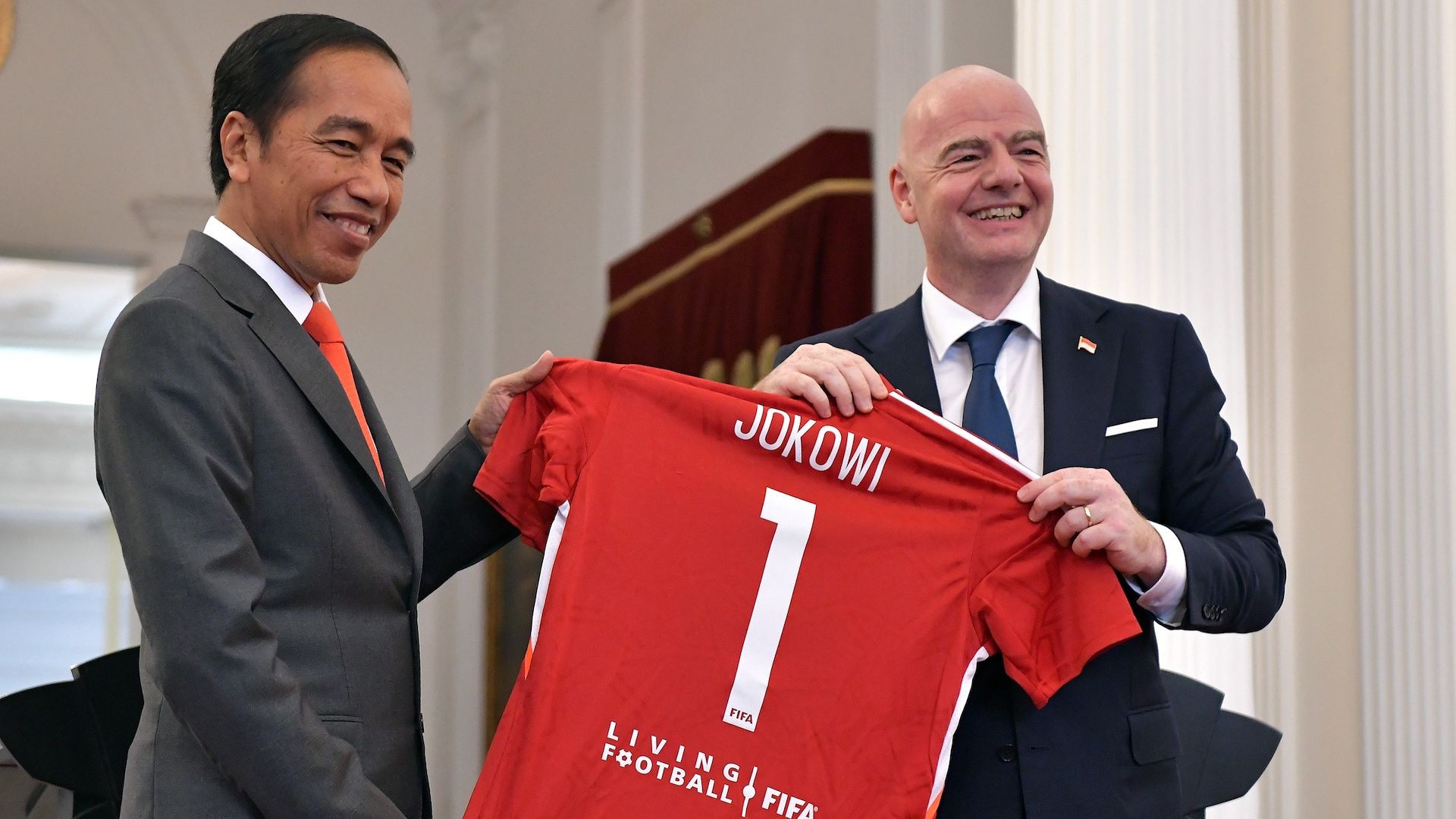 Presiden Joko Widodo - Gianni Infantino