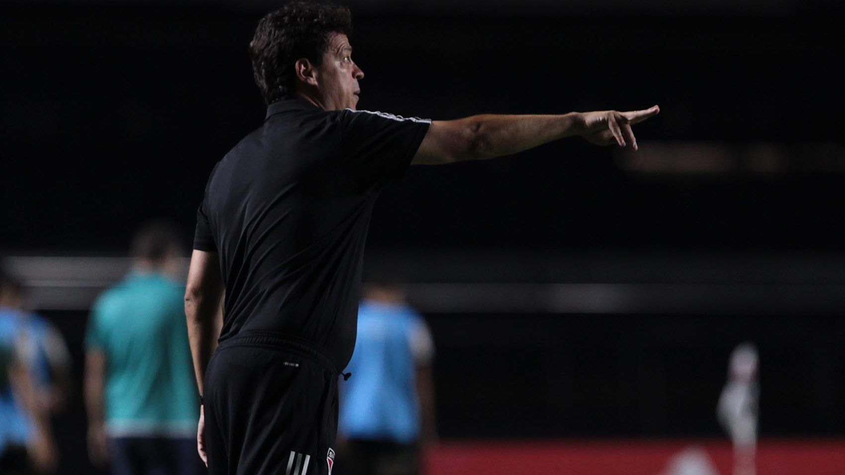 Fernando Diniz em São Paulo x Coritiba