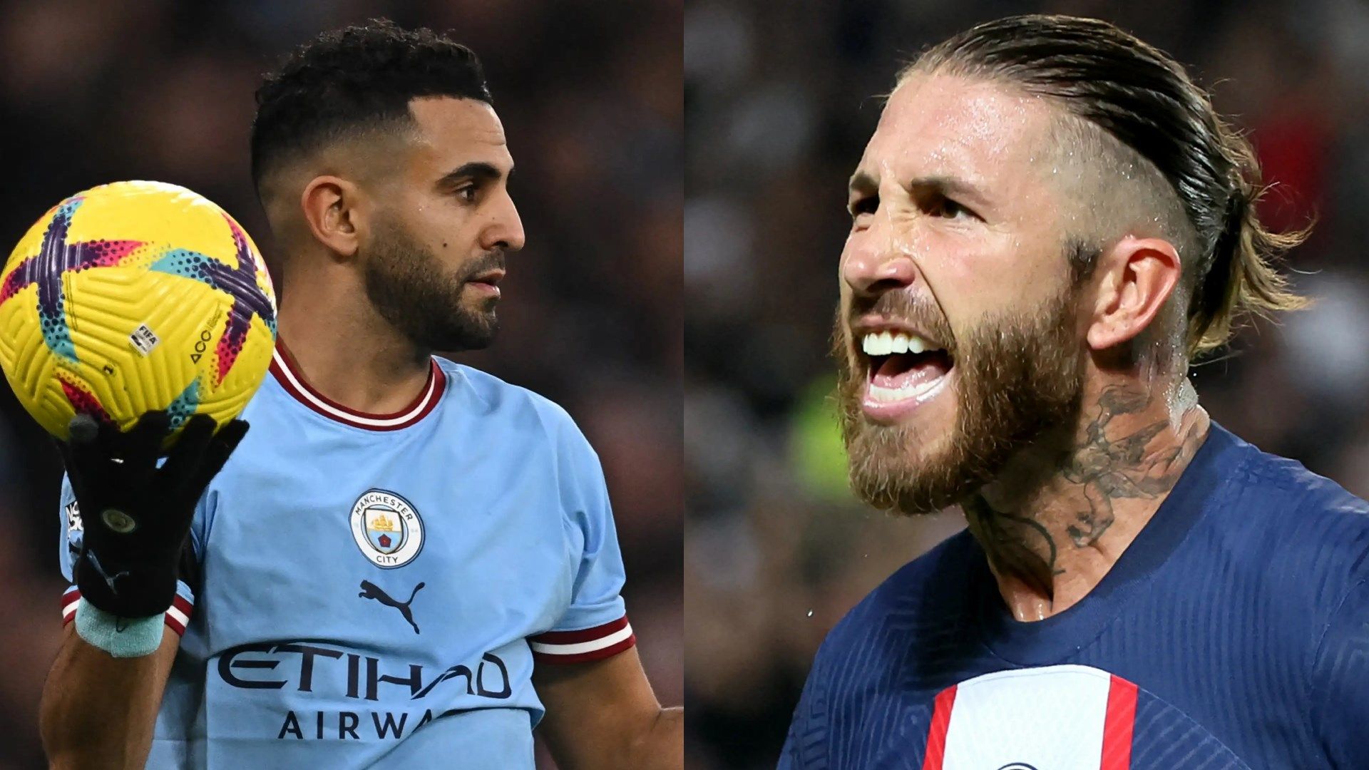 riyad mahrez - sergio ramos