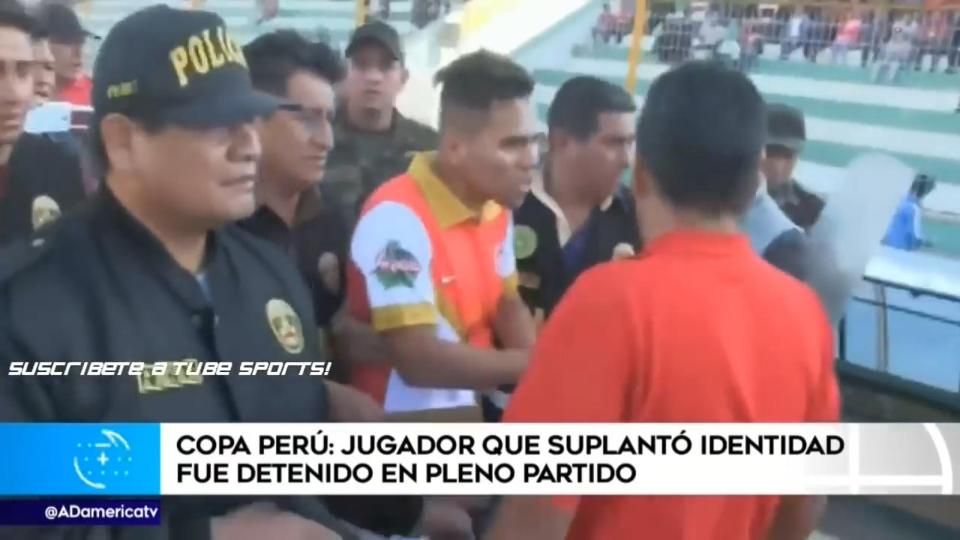 Peru player arrested