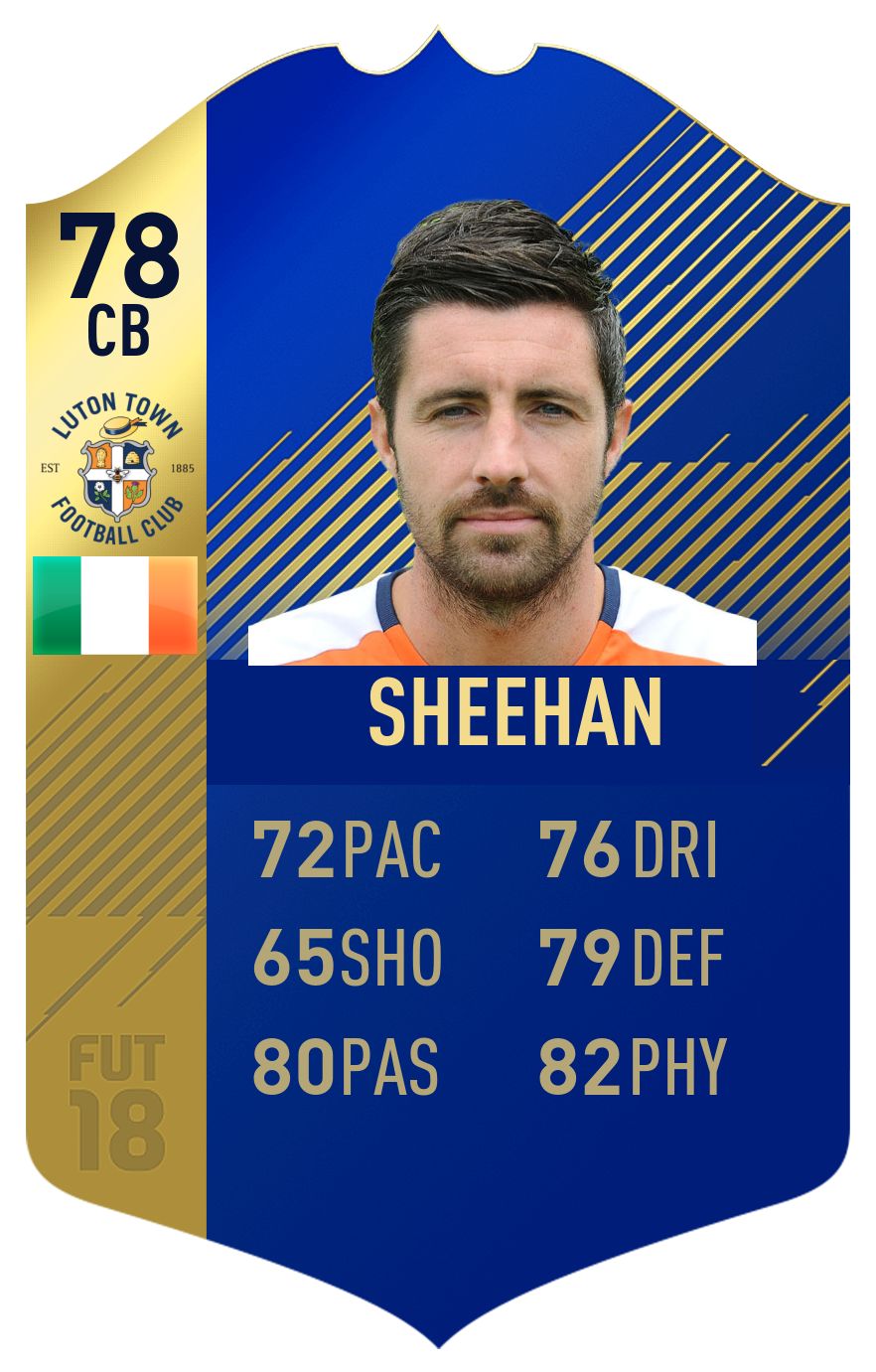 FIFA 18 EFL Team of the Season Sheehan
