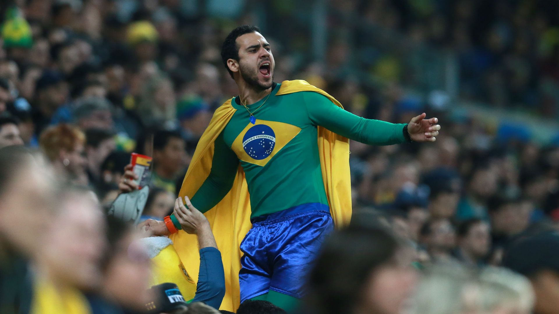 Torcedor seleção Brasil Paraguai Copa América 27 06 2019