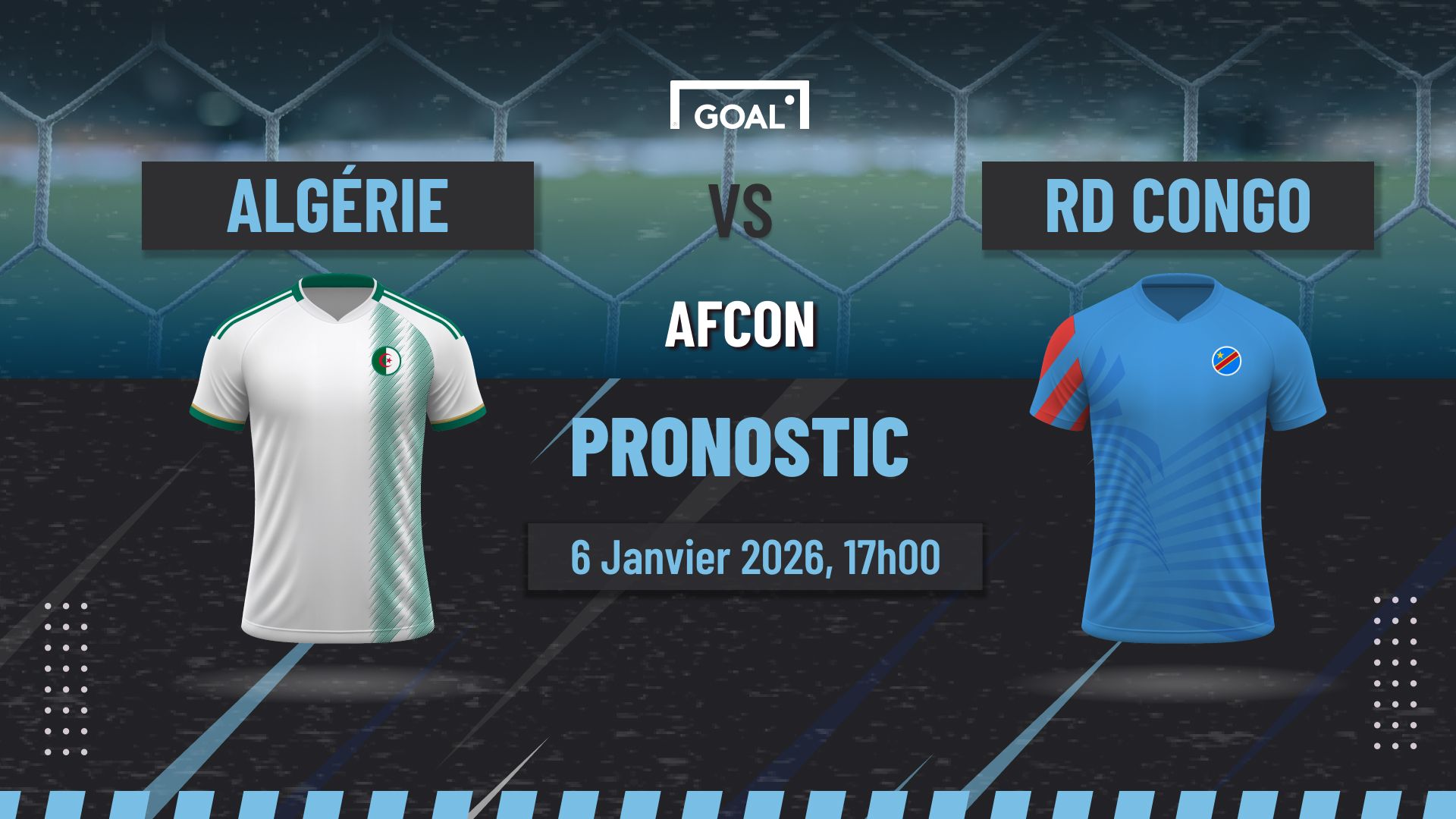 Pronostic Algérie vs RD Congo