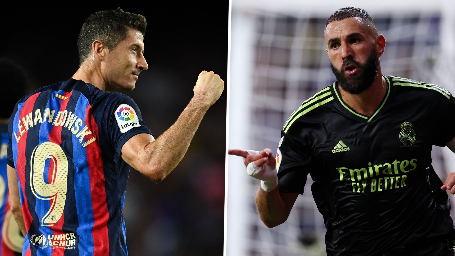 Robert Lewandowski Karim Benzema 2022-23