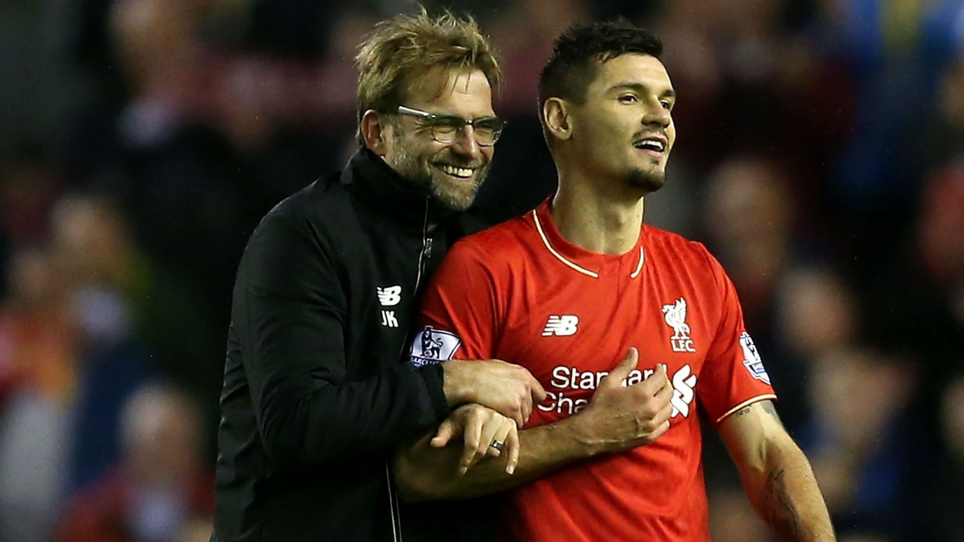 jurgen klopp dejan lovren - liverpool 1 leicester 0 - premier league - 26122015