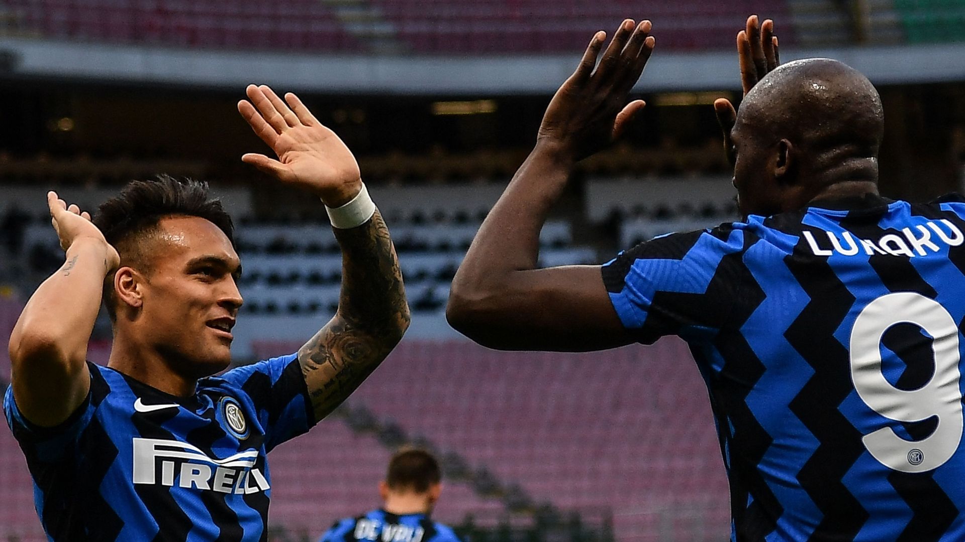 Lautaro Martínez - Romelu Lukaku Inter Sassuolo