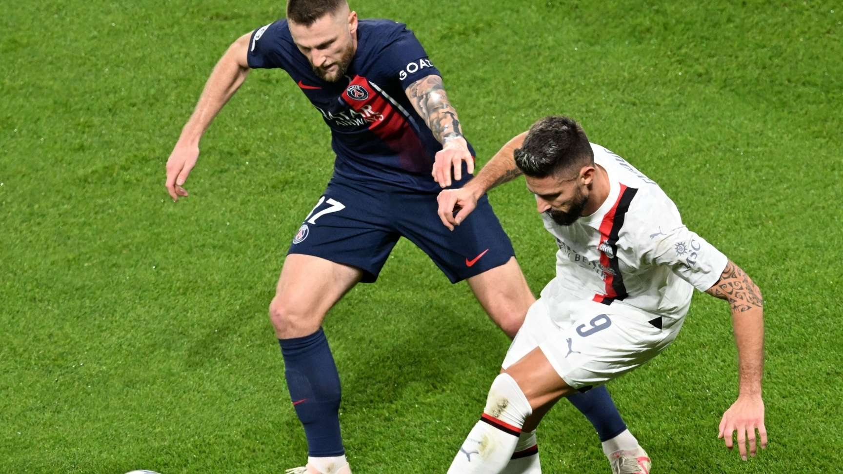 Olivier giroud psg milan 25102023 getty images