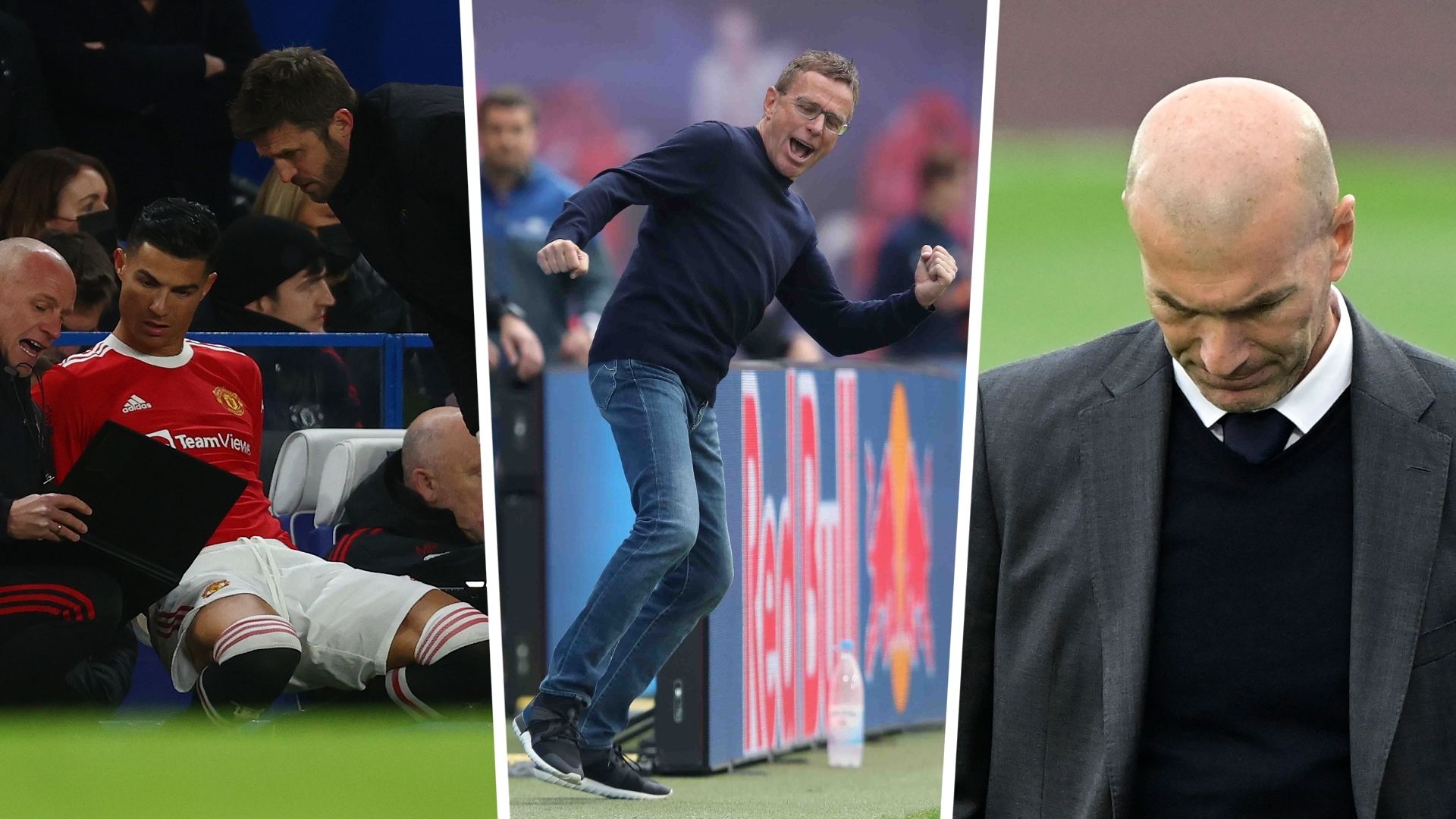 Cristiano Ronaldo - Ralf Rangnick - Zinedine Zidane
