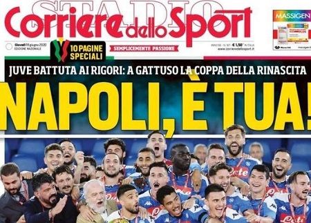 newspapers 18 June embed only Corriere