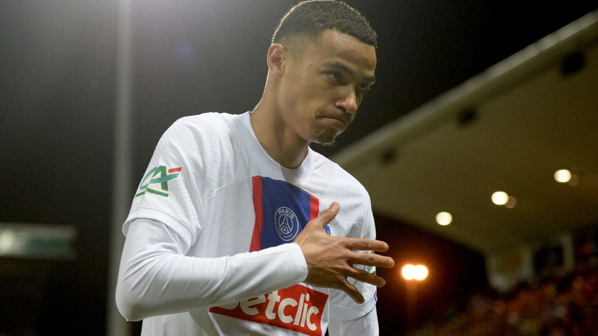 Hugo Ekitike Chateauroux PSG Coupe de France 06012022