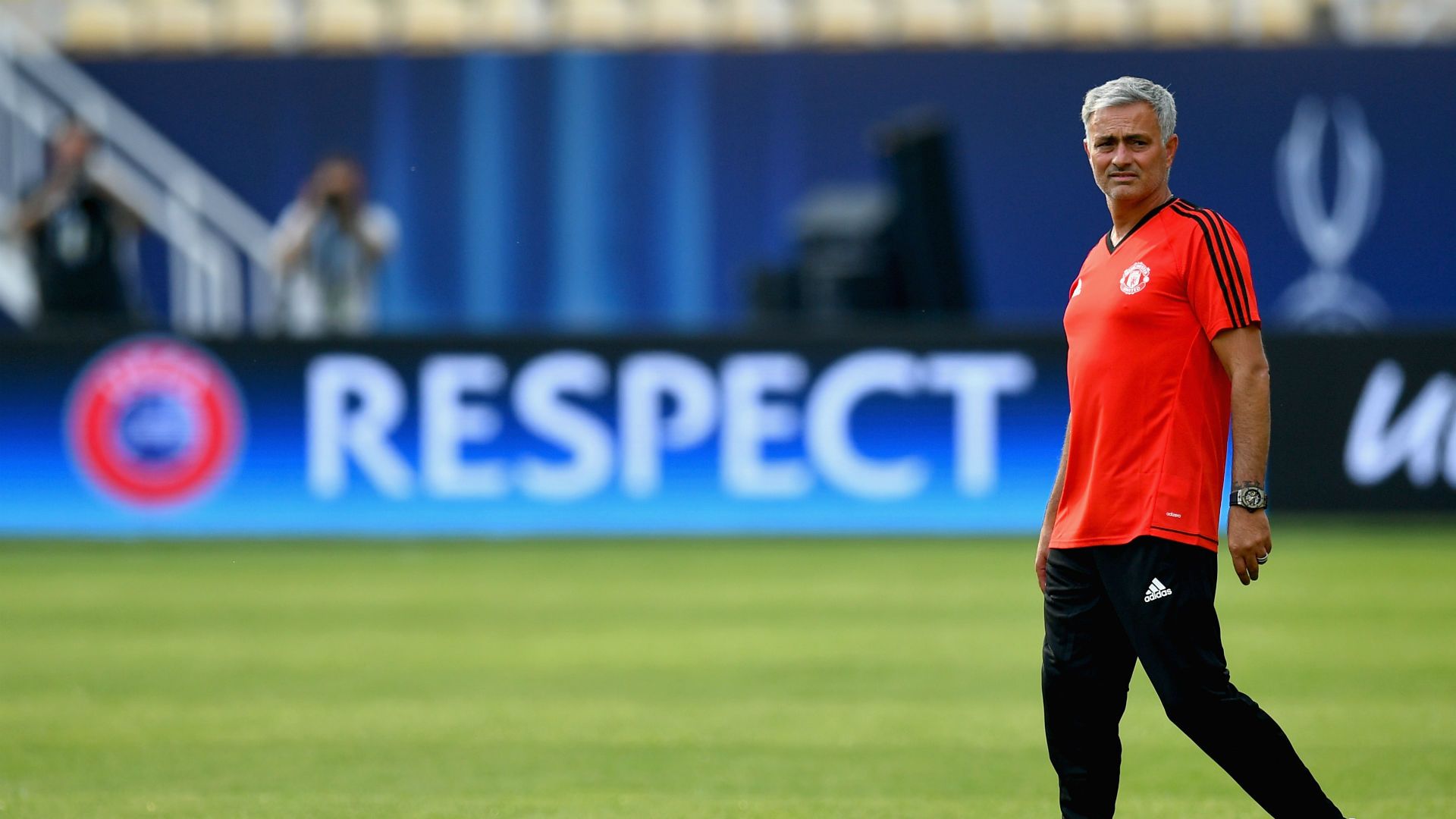 Jose Mourinho - Skopje - UEFA Supercup - Manchester United - Real Madrid