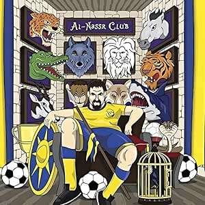 لوحة بشعر نادى النصر السعودى