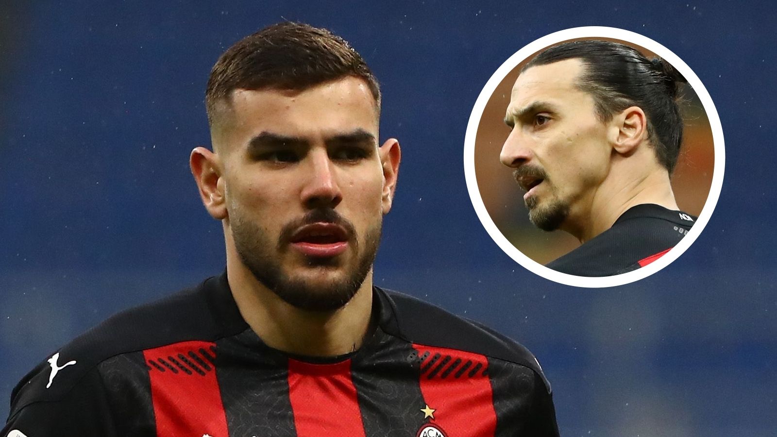 Theo Hernandez, Zlatan Ibrahimovic, AC Milan