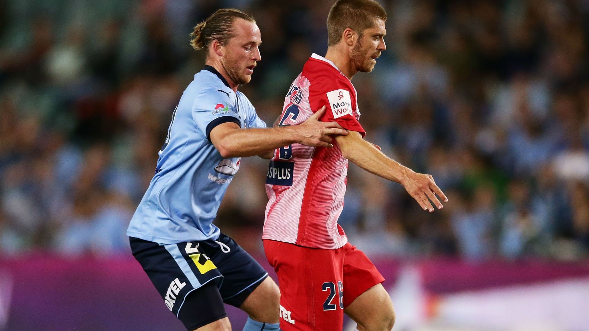 Luke Brattan Rhyan Grant Sydney FC vs. Melbourne City