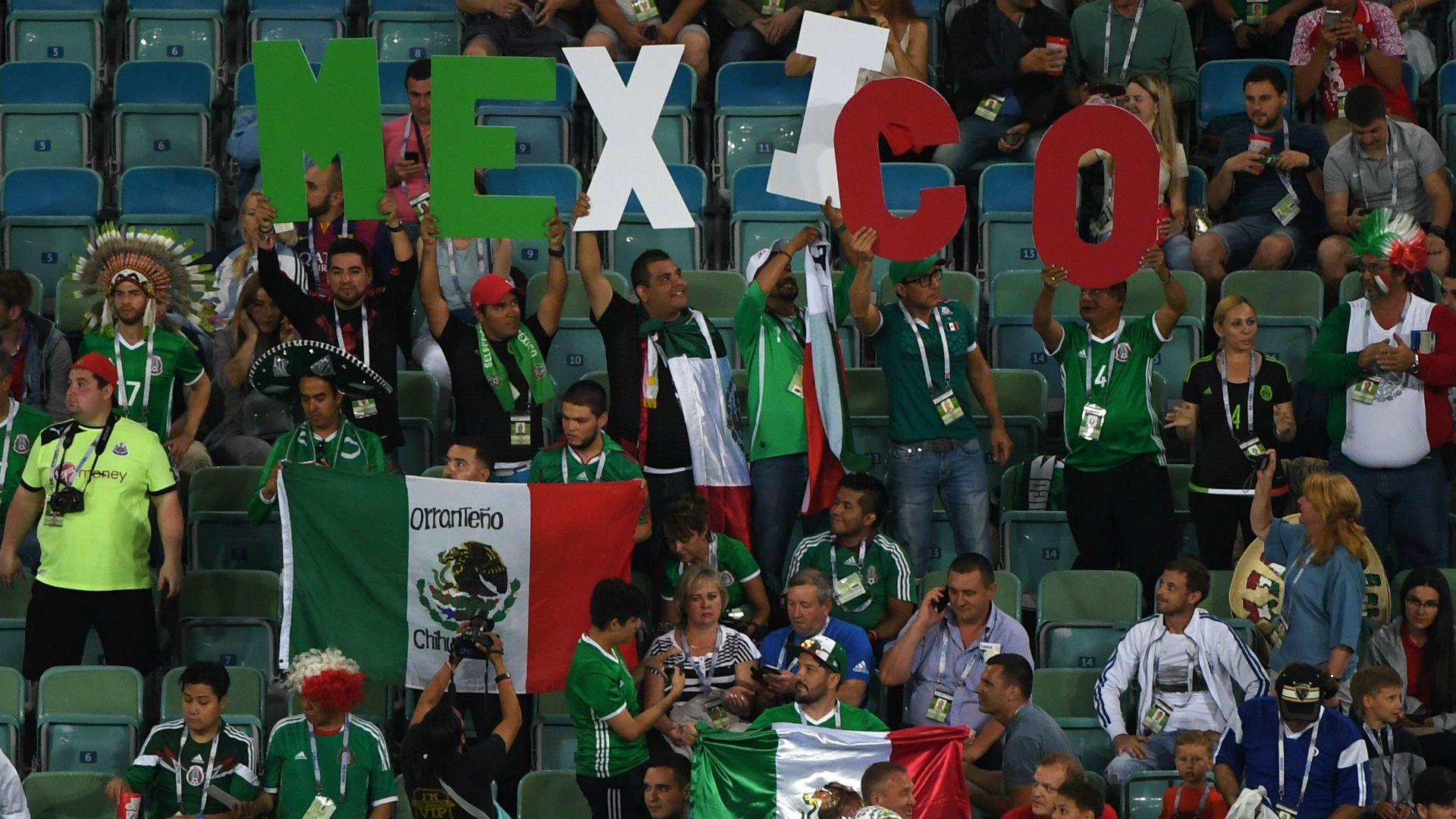 Mexico fans in Sochi - 21062017