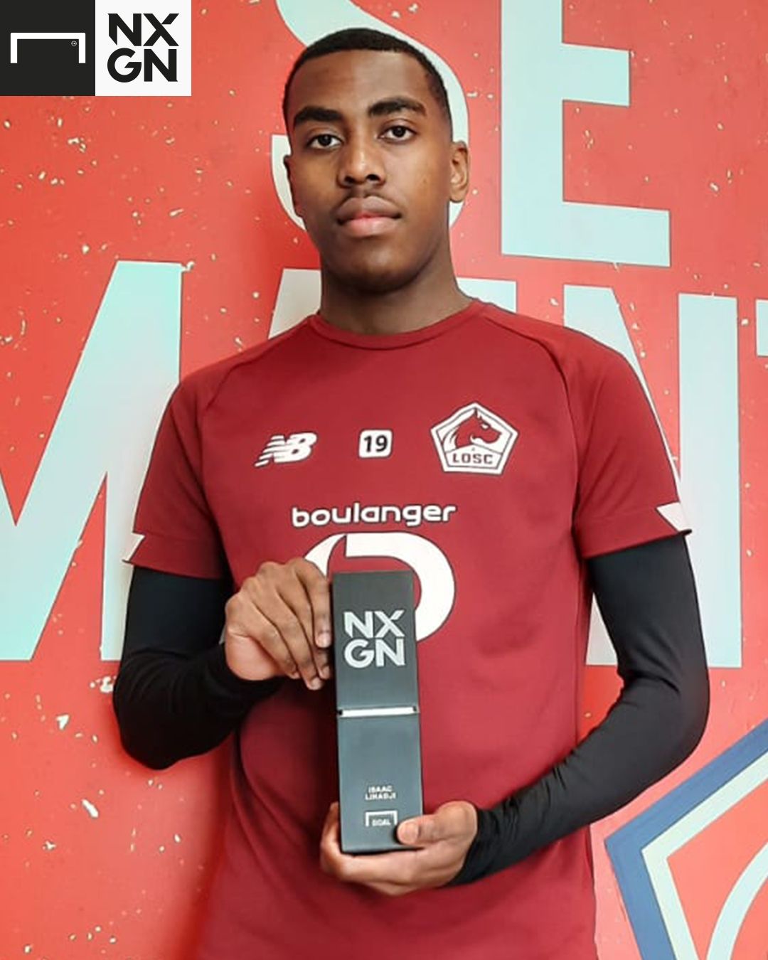 EMBED ONLY Isaac Lihadji NXGN award GFX