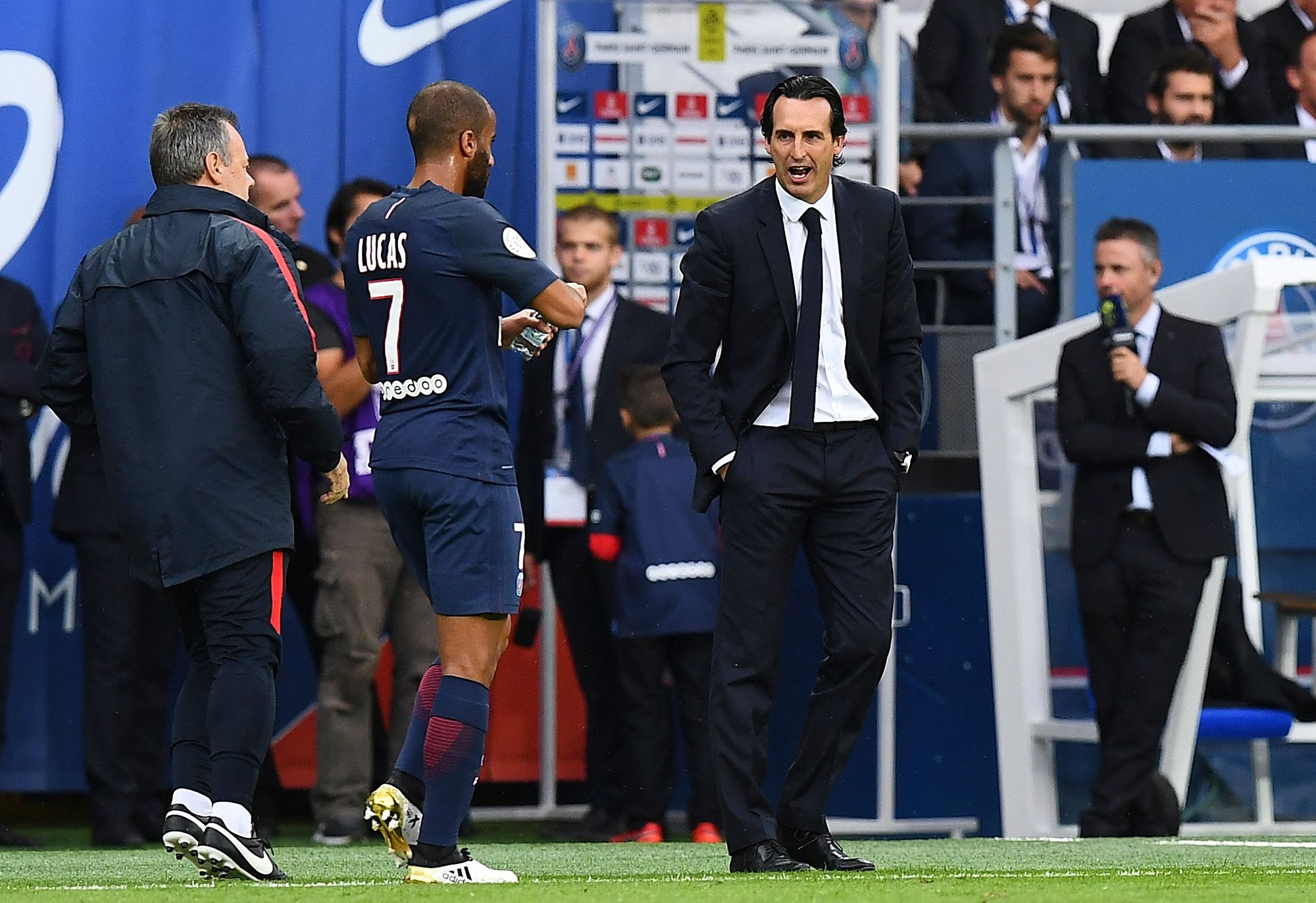 Lucas Moura & Unai Emery