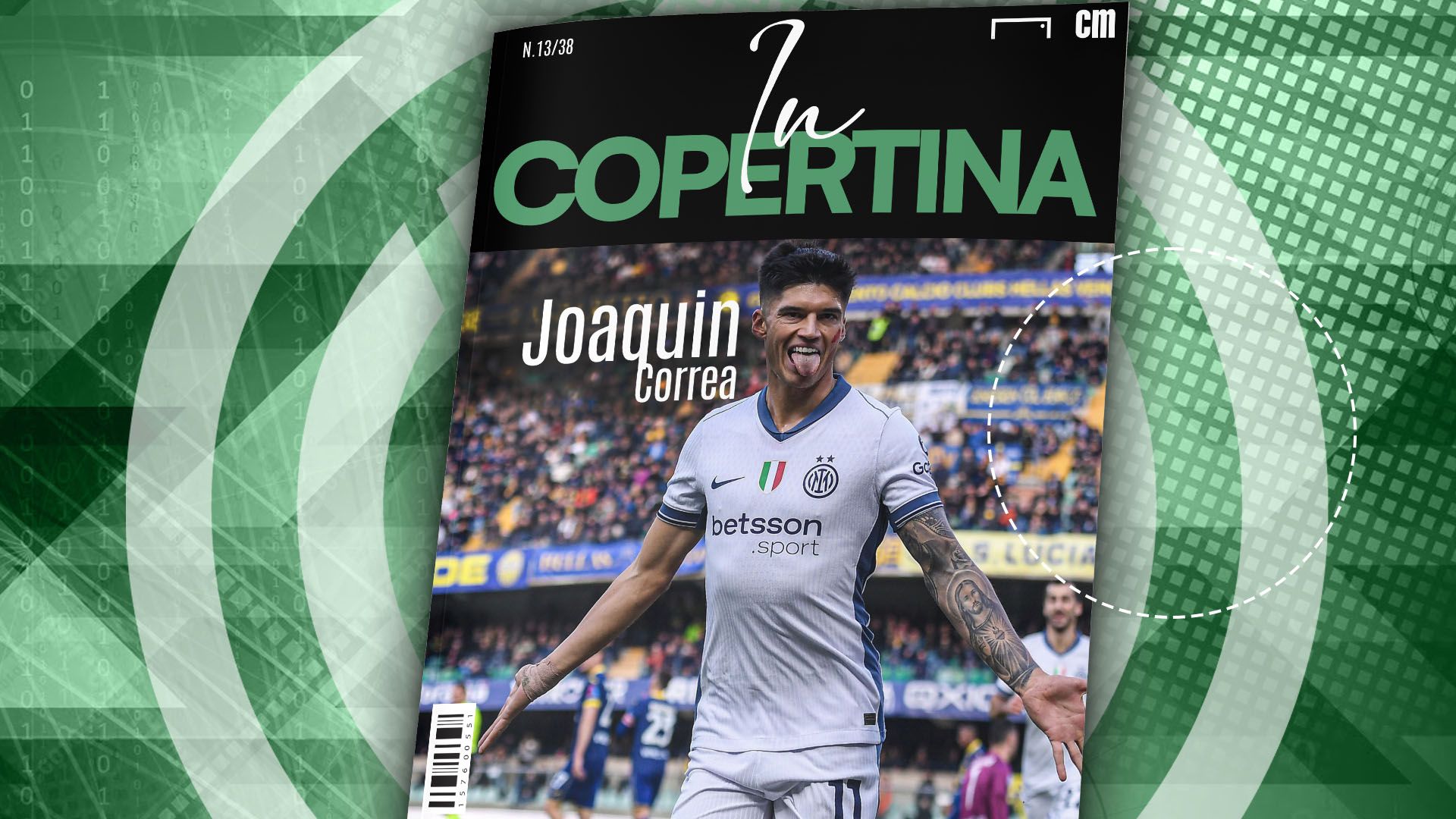 in copertina correa