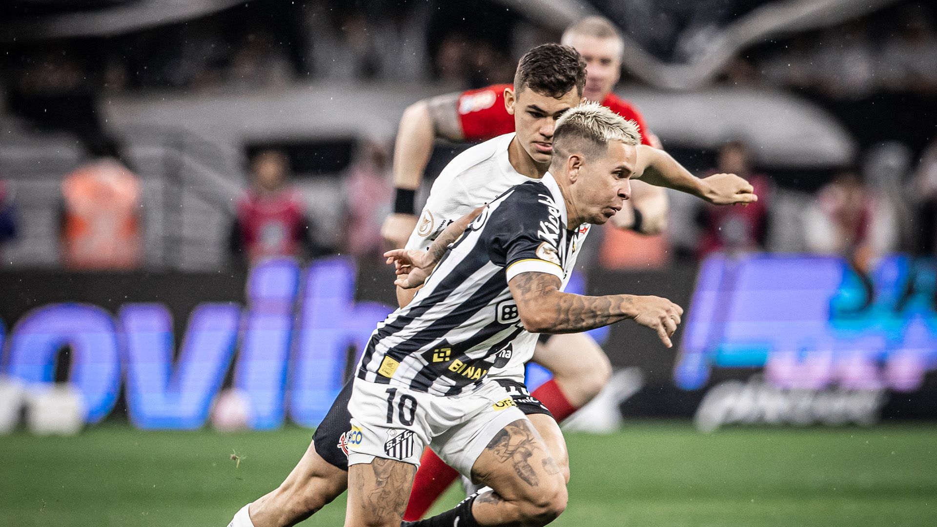 Soteldo em Corinthians x Santos