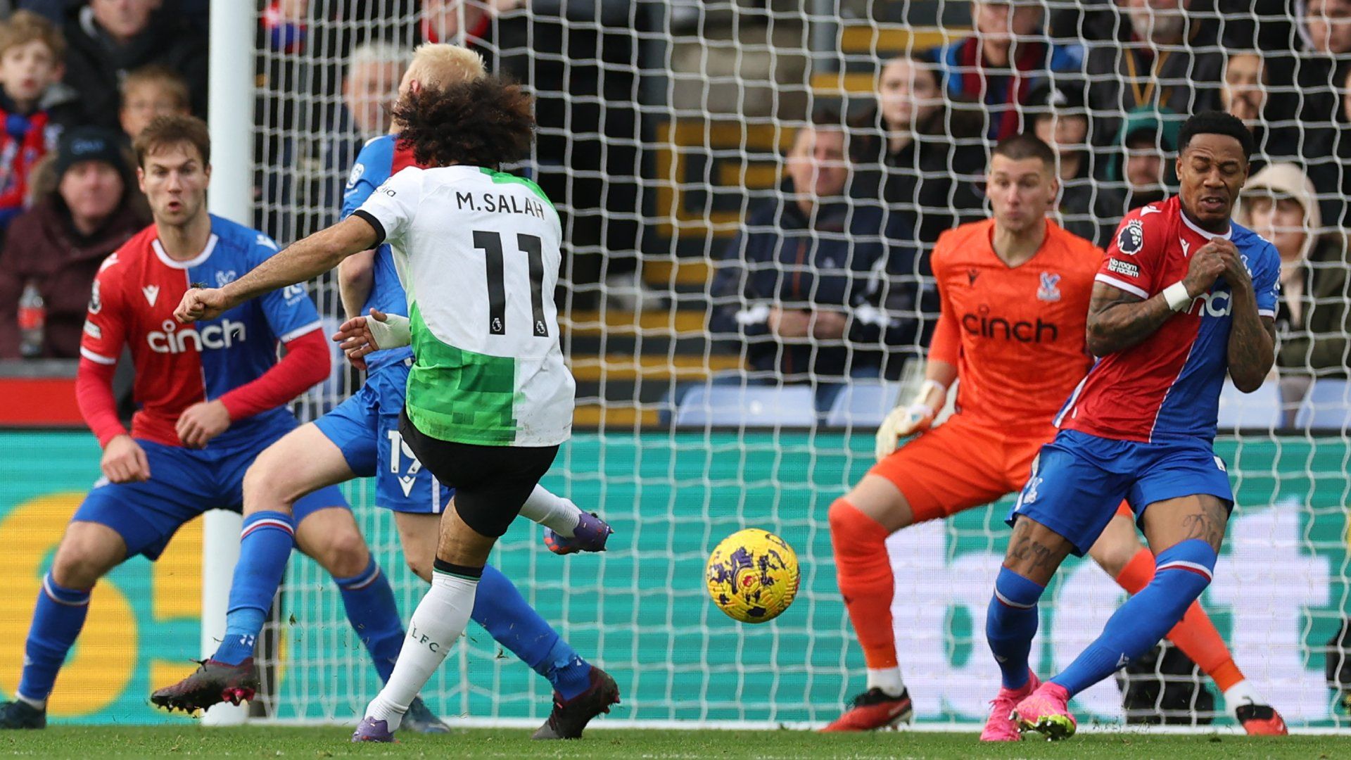 Mohamed Salah goal Crystal Palace Liverpool 2023-24