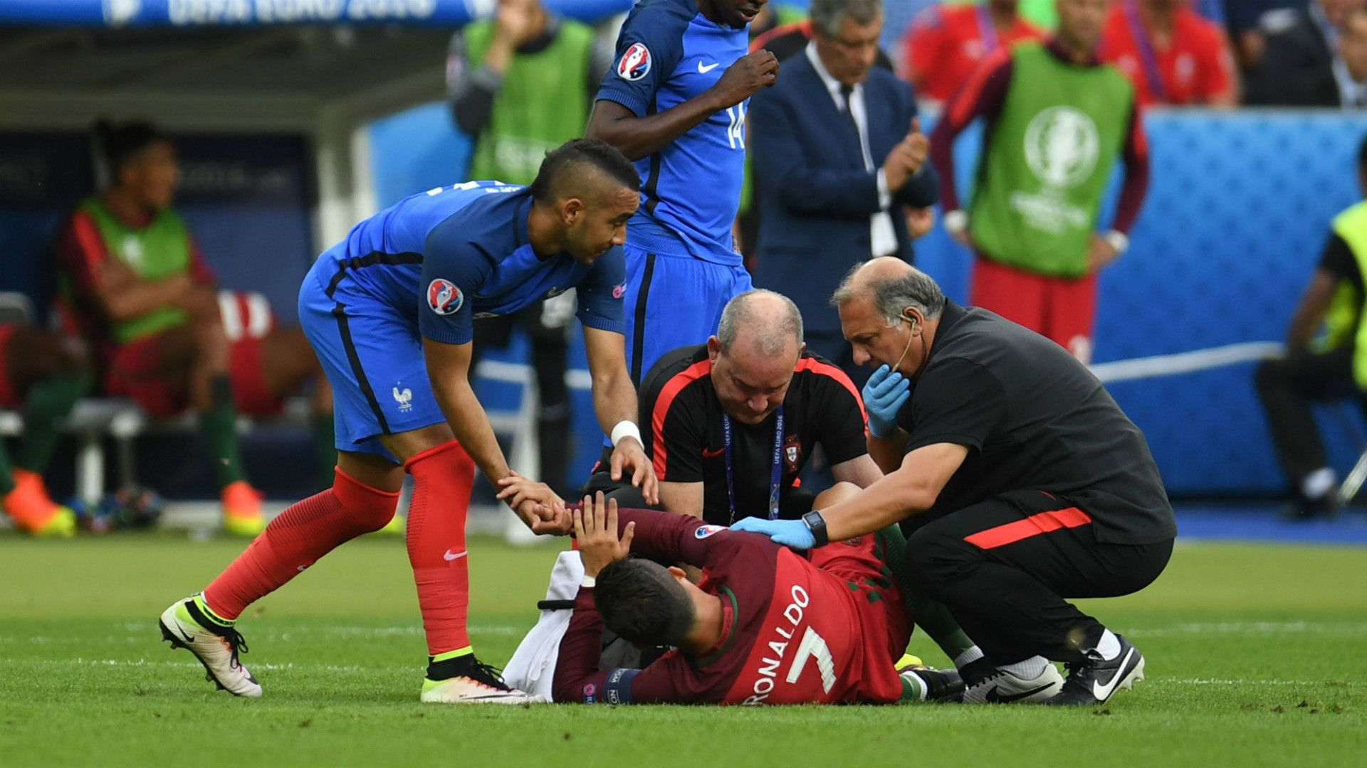 Cristiano Ronaldo Payet Portugal France Euro Final 10072016