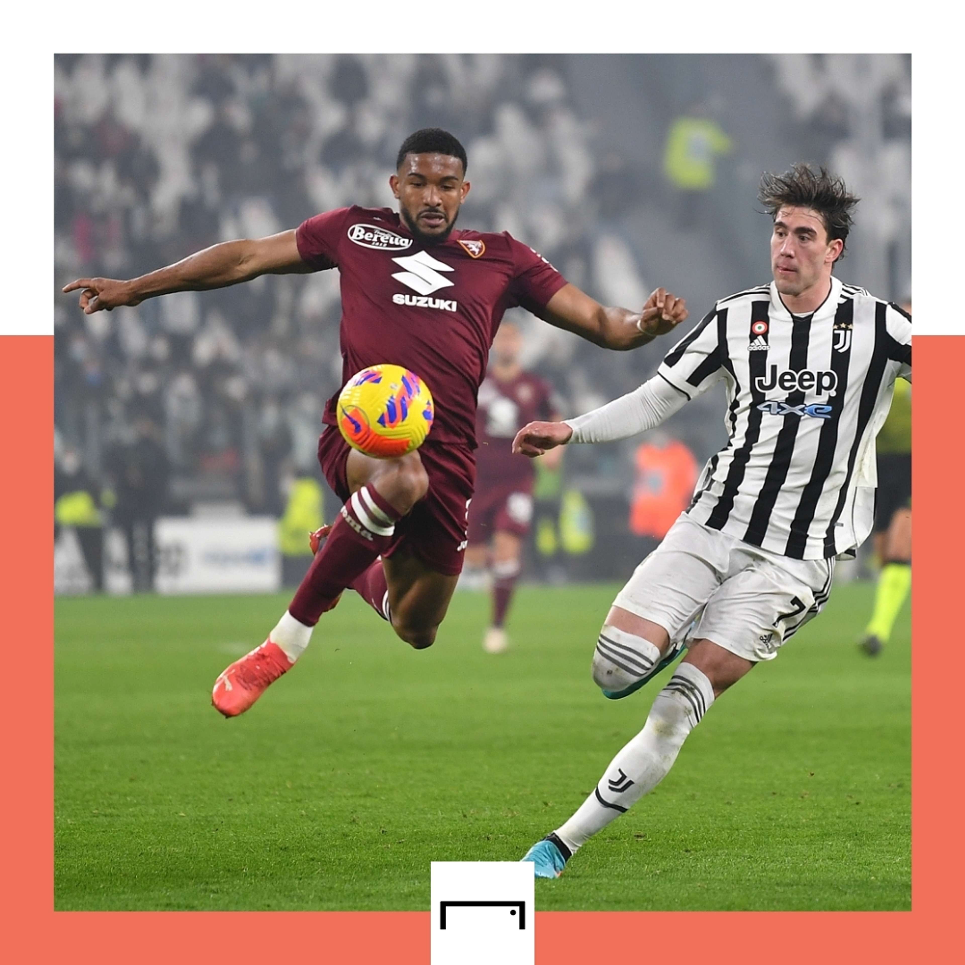Bremer Dusan Vlahovic Torino Juventus Serie A 2021-22 GFX