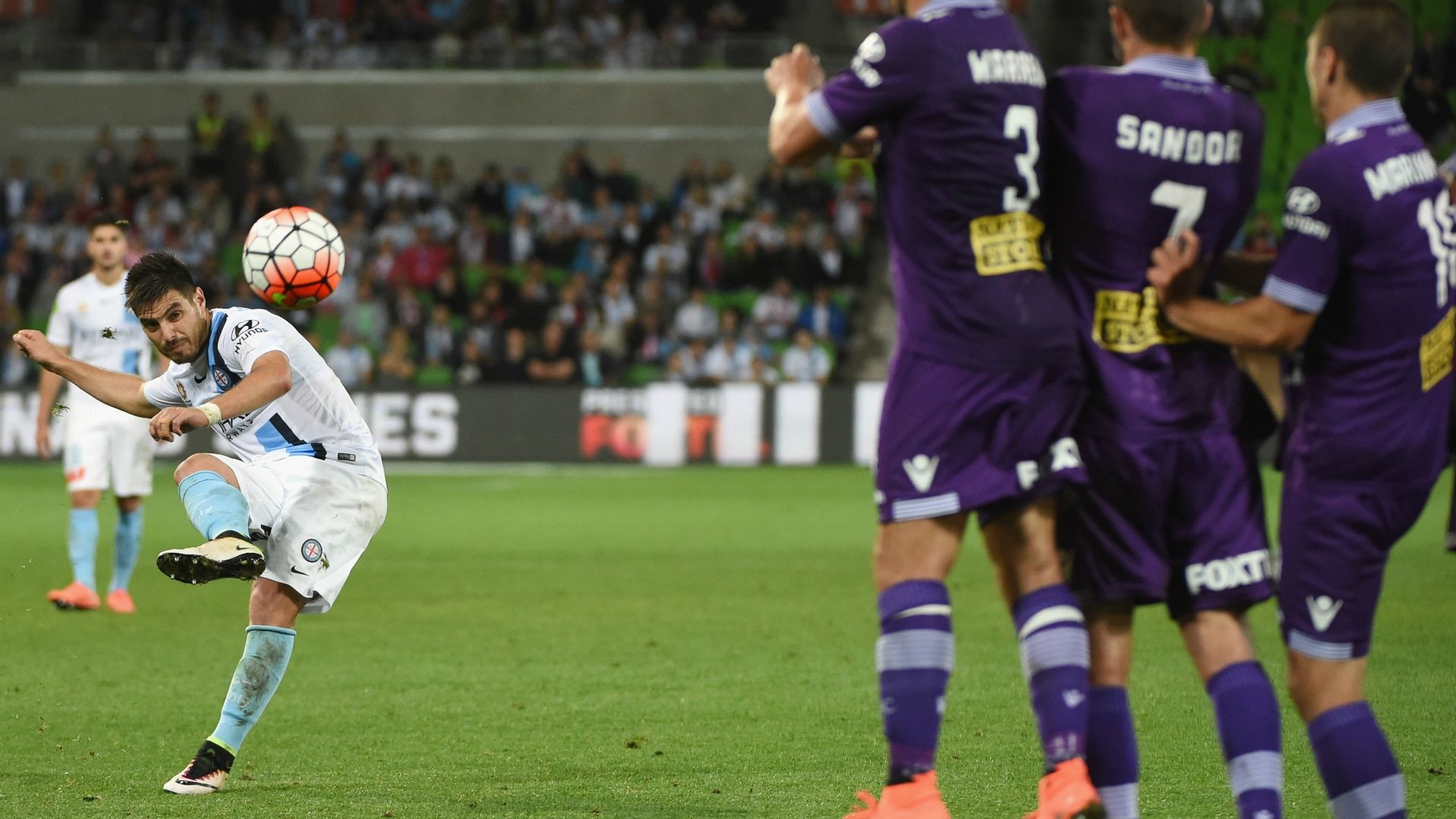 Bruno Fornaroli Melbourne City v Perth Glory A-League 17042016