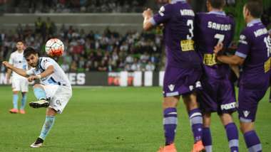 Bruno Fornaroli Melbourne City v Perth Glory A-League 17042016