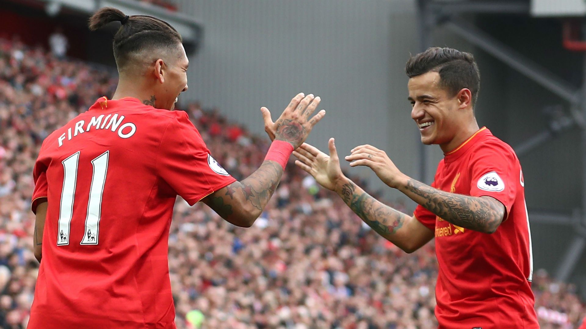 Firmino Coutinho Liverpool 08 10 2016