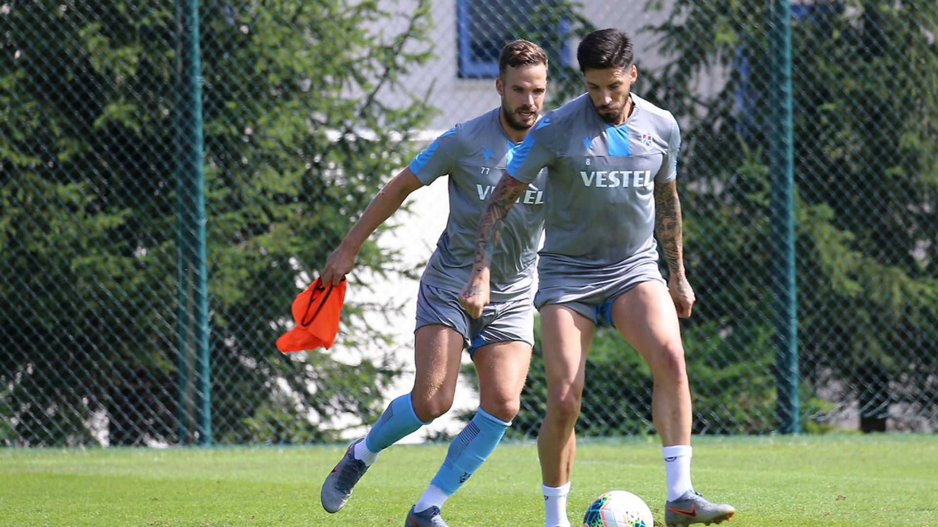 Jose Sosa Filip Novak Trabzonspor training