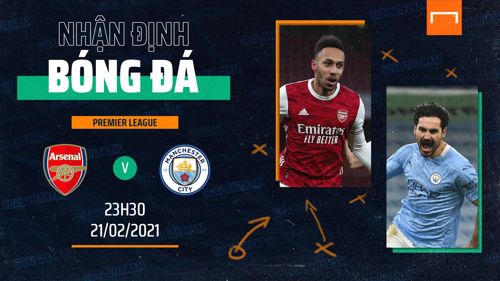 Arsenal vs Man City Preview Goal Vietnam