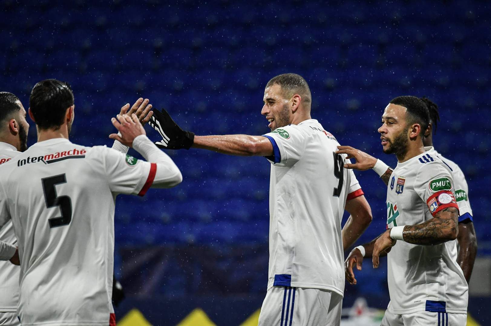 Islam Slimani Lyon Ajaccio Coupe de France 09022021