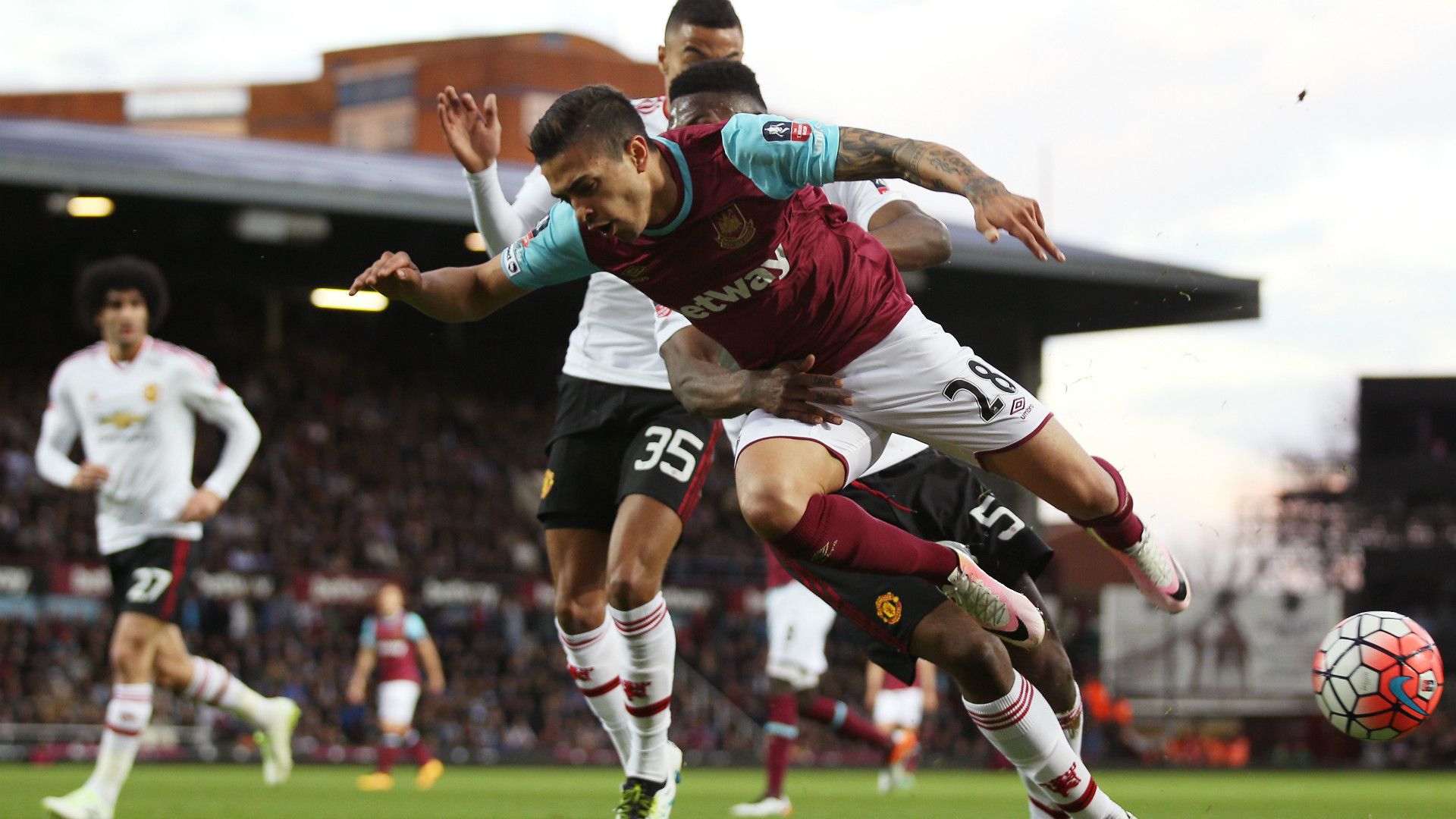 Manuel Lanzini West Ham FA Cup 13042016